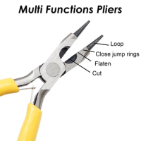 Multi-use Jewelry Pliers, Round Nose Pliers, Flat Nose Pliers, Wire Cutter Wire Looping Pliers, Bending Tool for Jewelry Making