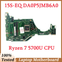 For HP Pavilion 15S-FQ 15S-EQ High Quality DA0P5JMB6A0 Mainboard With Ryzen 7 5700U CPU Laptop Motherboard 100% Full Tested Good