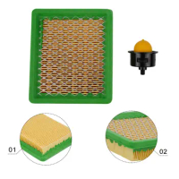 Air Filter Kit For Fuxtec FX-RM 5.0 5.5FX-RM 1855 1860 2055 2060 2060PRO Lawn Mowers Air Filter Primer Set Garden Power Tools