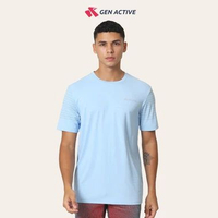 Kaos Olahraga Pria Dry Fit Quick Dry M Biru