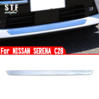 For NISSAN SERENA C28 2023 2024 Car Accessories Front Bumper Cover Trim Molding Decoration Stickers