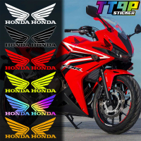 Nhãn Dán Cánh Phản Quang Xe Máy Honda, Bộ 2 Chiếc, Có LOGO Honda, Đề Can Trang Trí Bình Xăng Nhiên L
