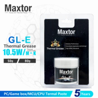 GLE Maxtor Thermal Paste 10.5W/m-k PC CPU GPU PS4 Computer MCU Equipment Game BOX Cooler fan thermal grease