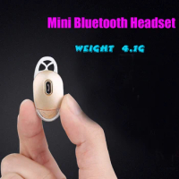 Mini Bluetooth Headset Wireless Bluetooth Headset gold