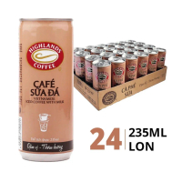 【Mới 2026】 【Đang hot】  Thùng Cafe sữa highland lon x 24 lon