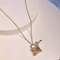 Kalung Gembok&Kunci Titanium