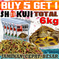 SHOKUJI TURTLE FOOD PAKAN KURA RES BRAZIL CST AST ALIGATOR PELET MAKANAN KURA-KURA AIR AMBON DAMER P
