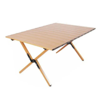 【悠遊戶外】高碳鋼加厚折疊戶外露營桌 摺疊桌(中款 60*90*45cm)