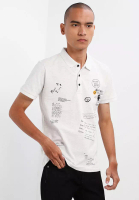 FIDELIO Graffiti Printed Polo Shirt