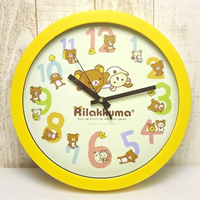 日本正版 San-X 拉拉熊 Rilakkuma 掛鐘/時鐘《 簡單時尚可愛 》★ 夢想家 Zakka'fe ★