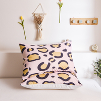 Leopard Print Pillowcases Cartoon Pillowcases Shay Chic Design Cute Pillow Shams 2 Pack