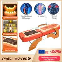 Jade Massage Bed Best Warm LCD Automatic Electric Rolling Jade Stone Thermal Heat Massage Bed Ceragem With jade bed massage