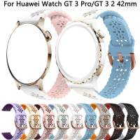 สายรัดเข็มขัดซิลิโคน, สำหรับนาฬิกา Huawei GT 3 2 42mm, สายรัด 20mm, สำหรับ Huawei GT3 Pro 43mm, GT2,