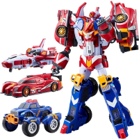 Master Combiner สำหรับนักสืบ Tobot V Galaxy สุด6 IN 1ตุ๊กตาขยับแขนขาได้หุ่นยนต์ของเล่นรถยนต์เครื่องบ