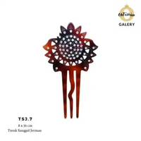 OHFASHION Tusuk Sanggul Jerman Cokelat Tusuk Sanggul Konde Rambut 1 pc 07