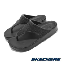Skechers 夾腳拖 Cali Breeze 2.0 黑 女鞋 人字拖 拖鞋 水鑽 111016BBK