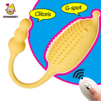 Wireless Vibrating Egg for Women Wearable Balls Vibrator G-Spot Clitoris Massage Stimulator Panties Vibrator SexToy for Couples