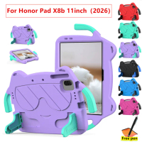 Ốp lưng cho tablet Honor Pad X8b/X8a (11 inch), các mẫu 2026, 2025 và 2024, phiên bản LTE, hỗ trợ bả