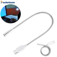 USB LED Lights Portable Book Light Flexible Adjustable Reading Lamp Computer Laptop Keyboard Powerba