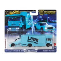 Hot Wheels Team Transport LBWK Nissan Skyline 2000GT-R LBWK Fleet Flyer