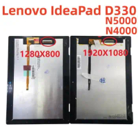 10.1 Touch Screen Digitizer LCD Display Monitor Assembly For Lenovo IdeaPad D330 N5000 N4000 D330-10IGM 81H3009BSA