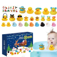 24PCS Advent Calendar Christmas Advent Calendar For Kids Ducks Advent Calendar Christmas Toys Gifts For Kids Adults Front