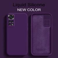 Luxury Original Liquid Silicone Case For Xiaomi Mi 9T 10T 11T Pro 10 11 Lite 12 Pro Civi Redmi 12C Note 12 Pro Plus Soft Cover