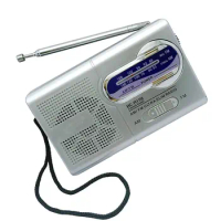 High Sensitivity AM/FM Outdoor Portable Radio Telescopic Antenna 2-Band Wireless Receiver Music Player Elderly Radio BC-R119