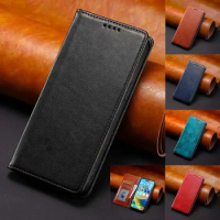 Flip Leather Wallet Magnetic Case For Samsung Galaxy S23 S22 Utlra S21 S20 FE S10 Plus Note 8 9 10 20 Ultra Flip Case A12Z