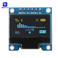 diymore 0.96" 128*64 OLED LCD Display Module Yellow Blue/White/Blue SPI I2C for Arduino 51 SMT32 I/O
