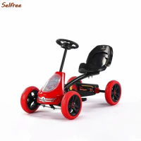 Selfree New Netflix Kids Go Kart Pedal Car Outdoor 4 Wheels 4-12 Years Old Bike Drift Wheelie Bike Bicicleta Infantil News