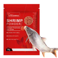 Fish Bait Additives Dried Shrimp Powder For Fish Safe Effective Fish Bait Attractant For Salt Water Enhance Your Fish Bait For