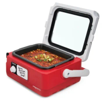 Traveling Slow Cooker 6-Quart Red