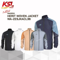 เสื้อแจ็คเก็ต Warrix ของแท้ 100% เสื้อแจ็คเก็ตแขนยาวทอ Herit WA-223JKACL36