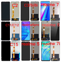 Applicable to LCD FOR Realme C2/C3/5/5i/6i/6/7/6pro C11/C12/C15/8 5g  LCD TOUCH SCREEN REPLACEMENT w