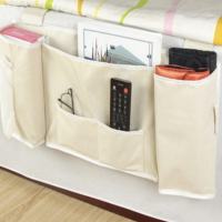 日式家居床邊收納掛袋 收納袋 遙控器收納 床掛袋 雜誌報紙紙巾盒 收藏袋【GD380】  123便利屋