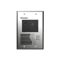【KINGNET】Hometek HVF-25R 單按鍵彩色影像保全門口機 EM 具電鎖抑制 雙向對講(門禁對講機系列)