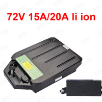 GTK 72v 20ah Lithium ion battery 72v 15Ah 18650 li ion for 1500w Harley Motors Motorcycle Scooter + 5A charger