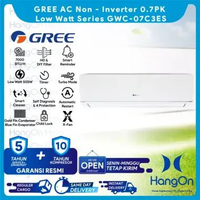 GREE GWC-07C3ES AC 0.7PK Deluxe Low Watt Series C3ES Pendingin Ruangan C3E (S) 3/4 PK Non - Inverter