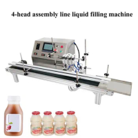 Automatic desktop CNC liquid filling machine perfume filling machine 220/110v assembly line milk mineral water filling machine