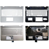 95%NEW/NEW Laptop Palmrest Upper Case/Keyboard C Cover For HP Pavilion 15-CC TPN-Q191 G76 Silver 857799-001