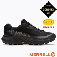 【MERRELL】男 AGILITY PEAK 5 GORE-TEX輕量越野健行鞋.登山鞋_ML067745 黑色