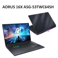 【額外加碼2%回饋】【特仕筆電】技嘉 AORUS 16X ASG-53TWC64SH電競筆電(i7-14650HX/32G/1TB/RTX4070/16/165Hz/QHD/W11H)