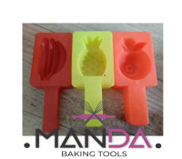 Cetakan kue tok kue ku  kue angku motif buah pisang nanas apel