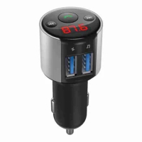 Car FM Transmitter Wireless Bluetooth 5.0 MP3 Music Player AUX Radio Adapter Dual USB Charger Handsfree Car Kits
