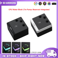 Barrow Mini Reservoir-Pump -CPU Block Combo , 17W Water Pump Watercooling For Intel 115x 1200 1700 P