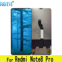 6.53" Note8Pro LCD For Xiaomi Redmi Note 8 Pro LCD Display Touch Screen Tested Digitizer Assembly For Redmi Note 8 Pro