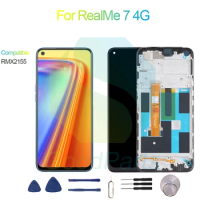 For RealMe 7 Screen Display Replacement 2400*1080 RMX2155 For RealMe 7 LCD Touch Digitizer