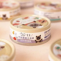 貪貪 - 肉絲機能主食罐-雞肉&旗魚鮭魚 (80g)