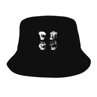 Spring Picnic Headwear Gorillaz Logos Bucket Hat Street Women Men Sun Hats Session Hats Lightweight Fisherman Cap Outdoor Sport